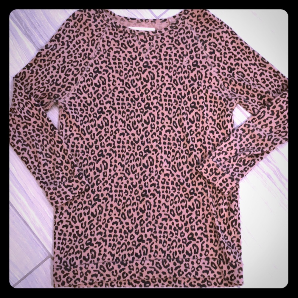 Obey leopard print top
